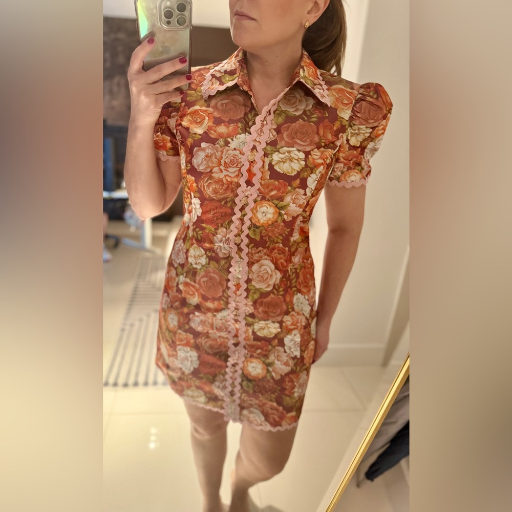 🌸BNWT RACHEL PARCELL Scallop Floral Dress🌺